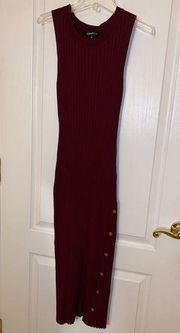 Sweet Rain sleeveless midi dress. Size small.