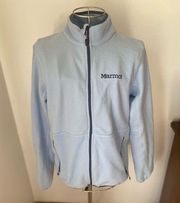 Marmot blue fleece jacket XS