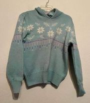 Obermeyer  Sweater Womens Medium vintage Fair Isle Snow Flake