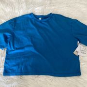 Boxy T-Shit blue color brand new with tag size S