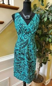 Jones New York Stretch Sleeveless Dress Size 8