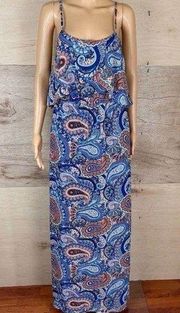 Eyeshadow Paisley Maxi Dress