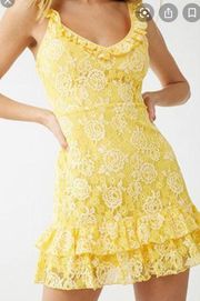 Yellow Lace Dress