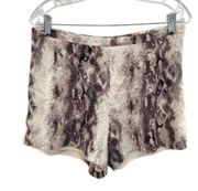 Gianni Bini Snakeskin High Rise Shorts