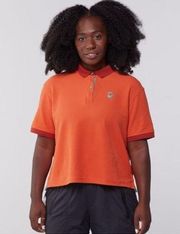 REI Cooperative x Outdoor Afro Size medium orange polo collared shirt