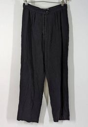 FLYNN SKYE Jason Black High Waisted Pants Size Large Women's Preowned FLAWS