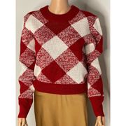 The fifth label Angle Knit sweater size Large Red/white NWT