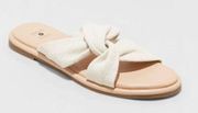 Women's Lucia Slide Sandals - Shade & Shore Off-White 11 NWT