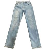 Reformation High & Skinny Crop Jeans In St. Lucia Destroyed Women's size 27