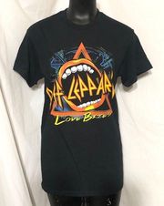 Def Leppard Love bites in Black Size Small New