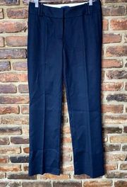 NWT J. Crew Navy Blue City Fit Dress Pants Trousers Women's Size 0