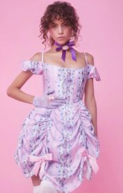 Dolls Kill Sugar Thrillz Queen Diaries Corset Dress Size S NWT