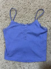 violet cropped tank top