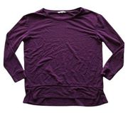 BB Dakota Plum Purple Textured Sweater Women’s Sz. L