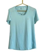 Orangetheory Athletic Top Women's M Light Blue Short Sleeve