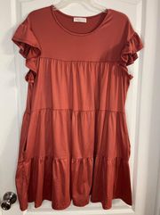 Perfect Pink Coral Women’s Dress Size XL.  2747