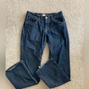 Lucky Brand Dark Wash Boyfriend Jeans Size 4