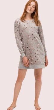 🌻Kate Spade Polka Dot Sleep Shirt Size Medium