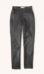 Abercrombie Criss Cross Leather Pants 