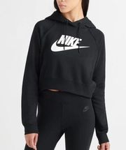 Nike cropped pullover drawstring hoodie Size XL