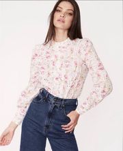 BARDOT Floral Eyelet Top Sz xs, NWT