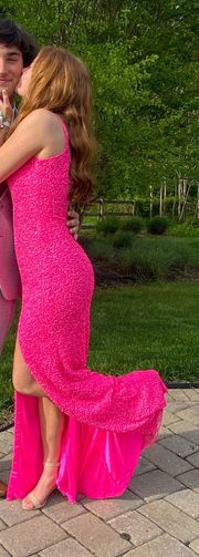 Pink Sequin Prom / Formal Dress