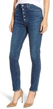 Citizens of Humanity Olivia High Rise Jean Exposed Button Fly Circa Wash