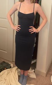 Skin Tight Navy Dress