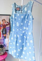 Paris Blues Denim Floral Mini Dress