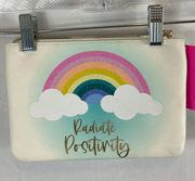 Betsey Johnson Radiate Positivity Small Zip Pouch