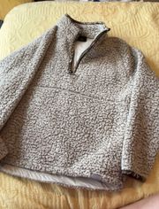 Grey Sherpa Pullover