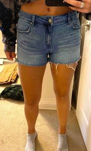 Ripped Jean Shorts