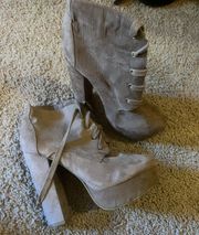 Tan Suede Ankle Boots