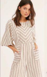 NWOT Kenny Stripe Jumpsuit XS