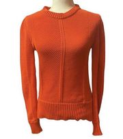 DEREK LAM Crew Neck Sweater Red Size Small Womens