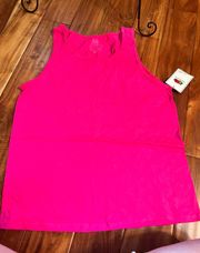 Women’s Hot Pink Fruit Of The Loom Tank Top. New! Size medium