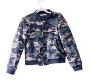 Moussy Women's Camouflage Print Bomber Jacket Small