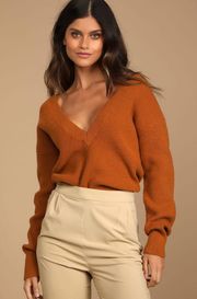 Rust Brown Sweater