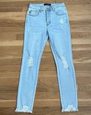 Monkey Ride Jeans Original Vintage Raw Hem Jeans - Size 5 / 27