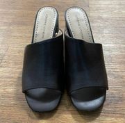 Adrienne Vittadini Women's Heel Sandals Black Size 7.5 Medium