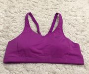 Nike Dri Fit Racerback Sports Bra Magenta Purple XL