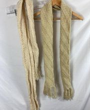 Bundle of 2 Wool Blend Scarves