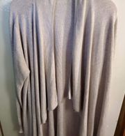 WHITE House Black market size medium oversize open sweater bust 38 inches