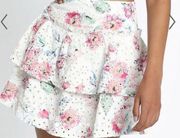 Floral Mini Skirt