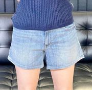 RALPH LAUREN SPORT Blue Vintage 00's Cotton Light Wash Denim Shorts