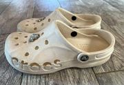 Crocs Baya Clogs Slip On Shoes Waterproof Sandals Mules Womens 8 jibbitz Mens 6