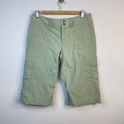 Rampart Long Lightweight Cargo Bermuda Shorts womens 10