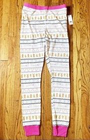 NWT BP. Christmas Gingerbread Thermal Knit Pajamas Pants Size M