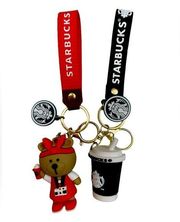 2 PCs of Starbucks keychains set