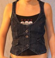 Y2K Denim Vest